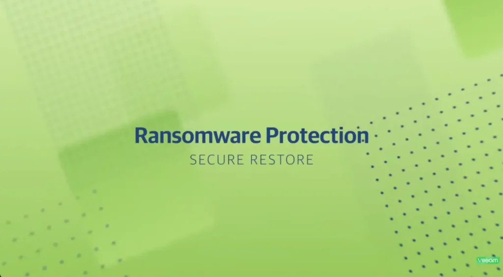 Ransomware Demo Series – Secure Restore
