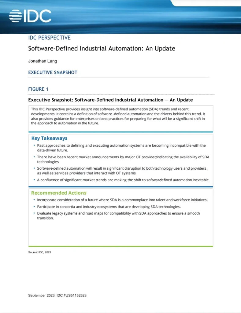 Software-Defined Industrial Automation: An Update