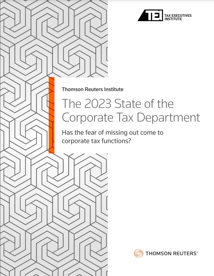 2023 State of the Corporate Tax Department
