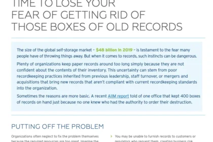 Lose Your Fear of Getting Rid of Old Records
