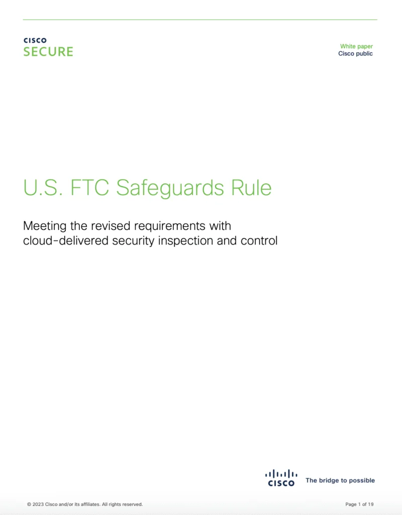 U.S. FTC Safeguards Rule