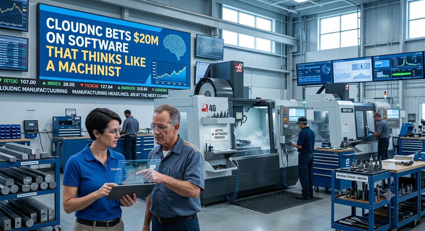 CloudNC Bets $20M on Software That Thinks Like a Machinist