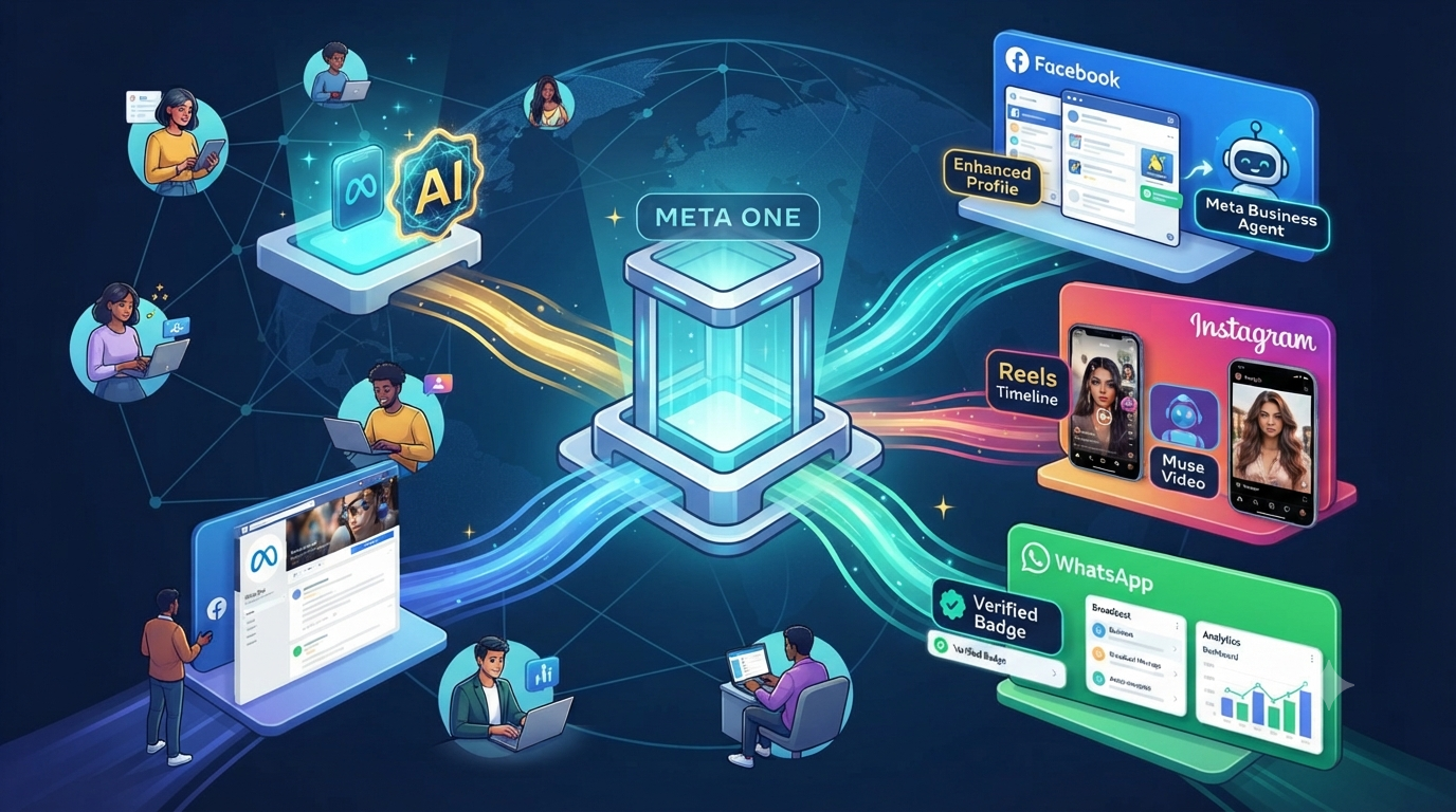 Meta One Brings Premium AI Tools to Facebook, Instagram and WhatsApp